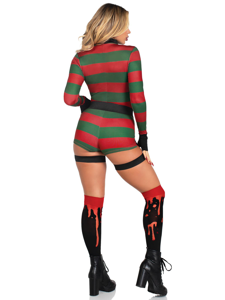 Striped Dream Killer Womens Sexy Halloween Costume