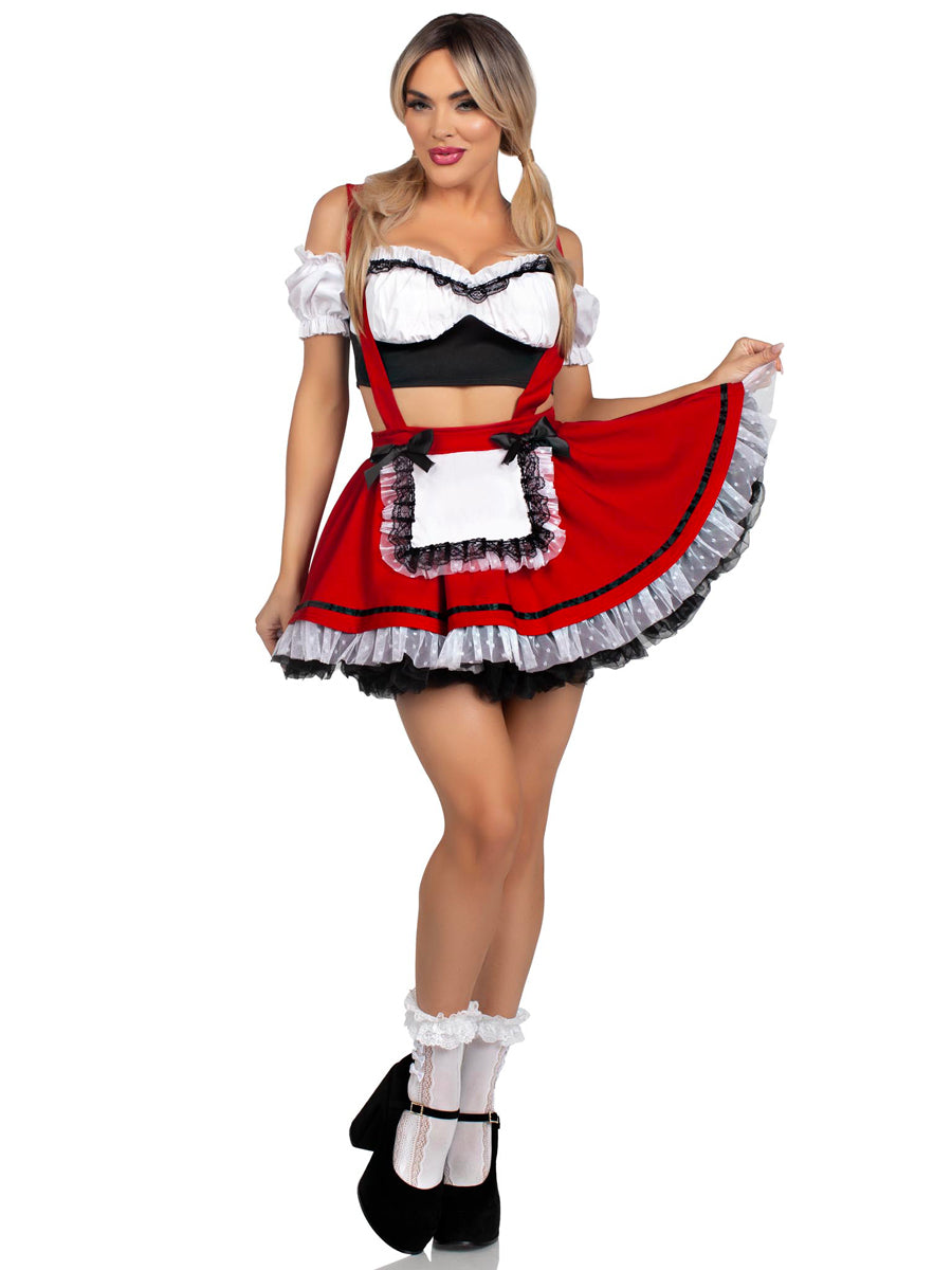 Beerfest Babe Womens Red Oktoberfest Costume