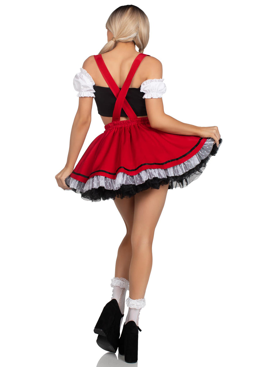 Beerfest Babe Womens Red Oktoberfest Costume