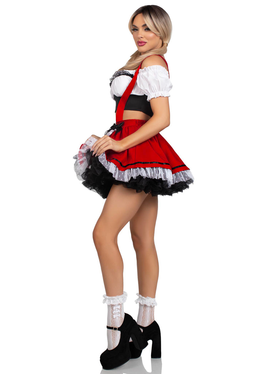 Beerfest Babe Womens Red Oktoberfest Costume