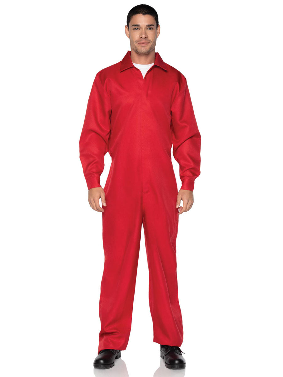 Red Boiler Suit Mens Costume