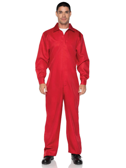 Red Boiler Suit Mens Costume
