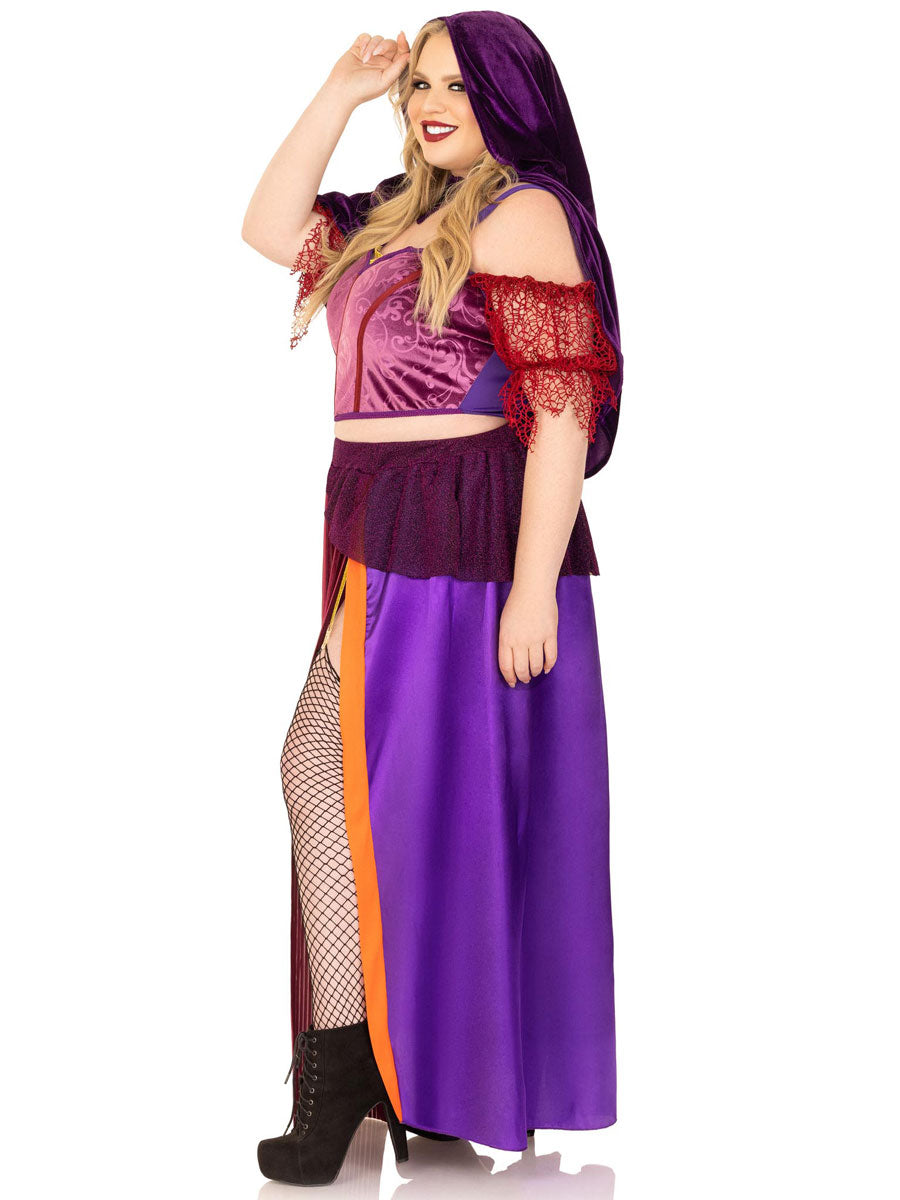 Black Magic Babe Womens Plus Size Halloween Costume