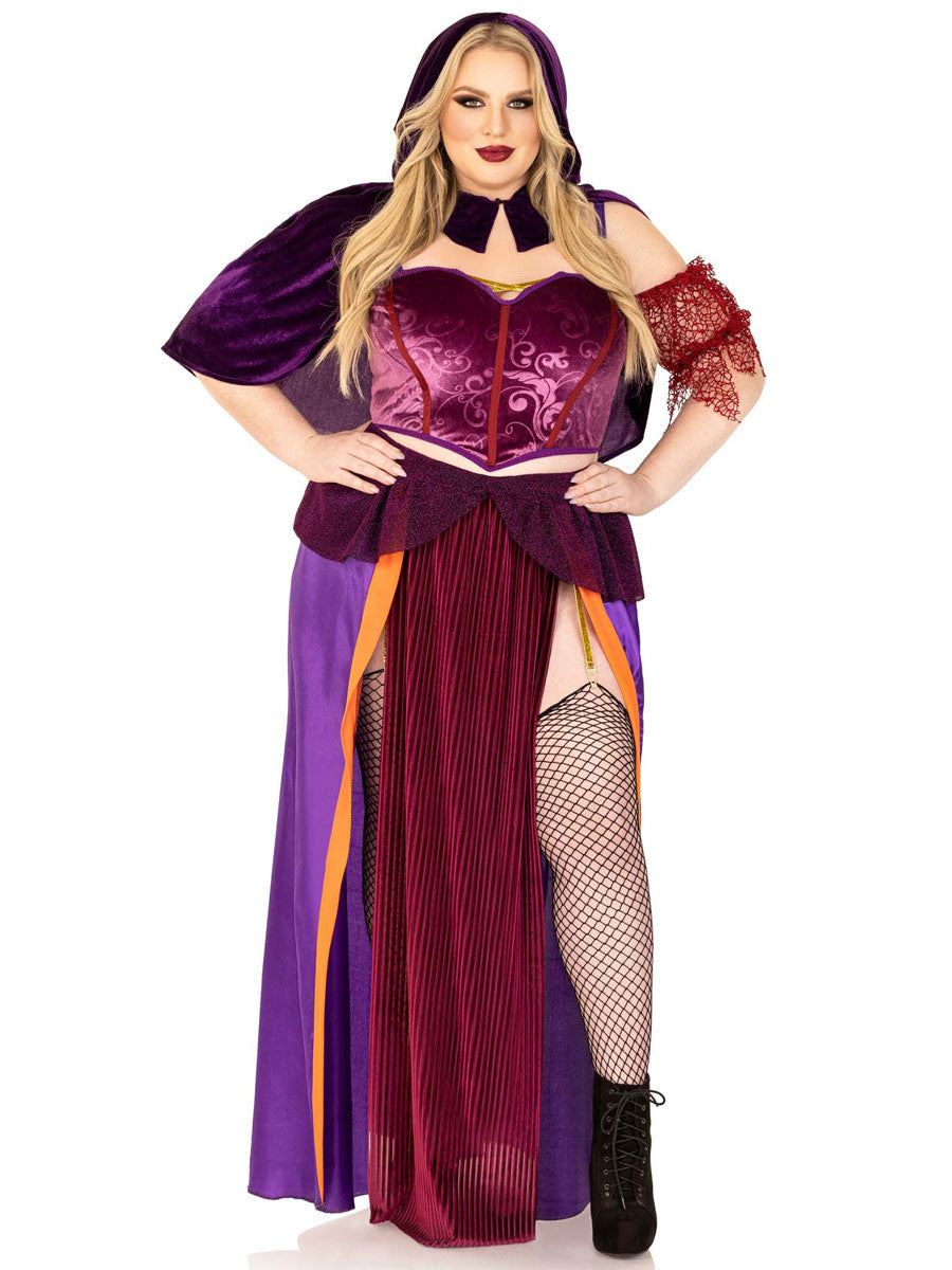 Black Magic Babe Womens Plus Size Halloween Costume