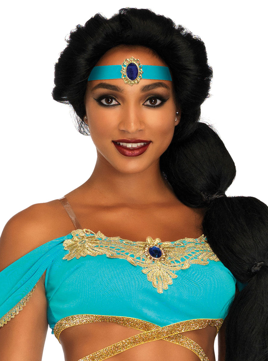 Dreamy Blue Genie Princess Sexy Womens Costume