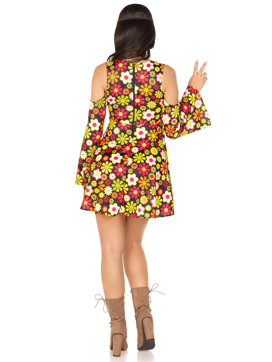 Starflower Hippie Womens 70s Costume