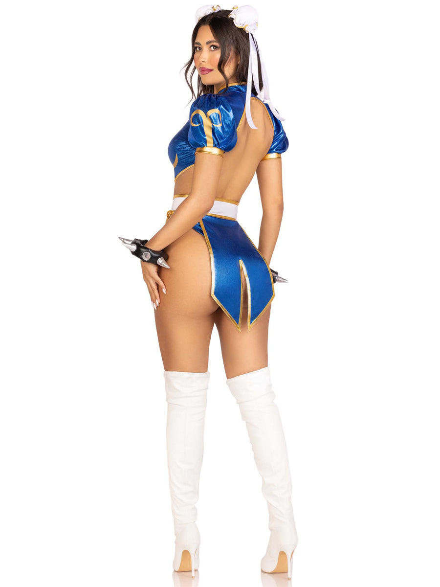 Street Fighter Baddie Womens Sexy Chun Li Costume