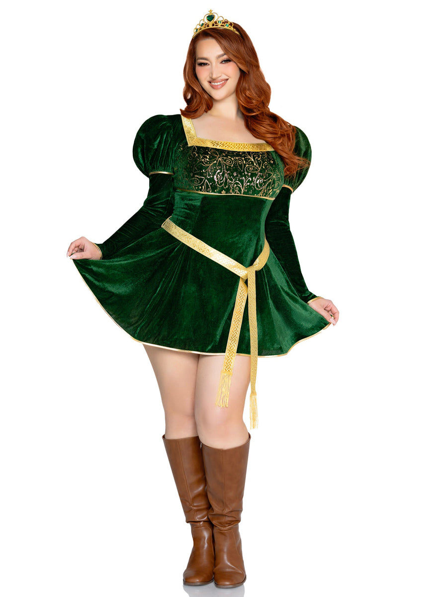 Swamp Princess Womens Plus Size Costume