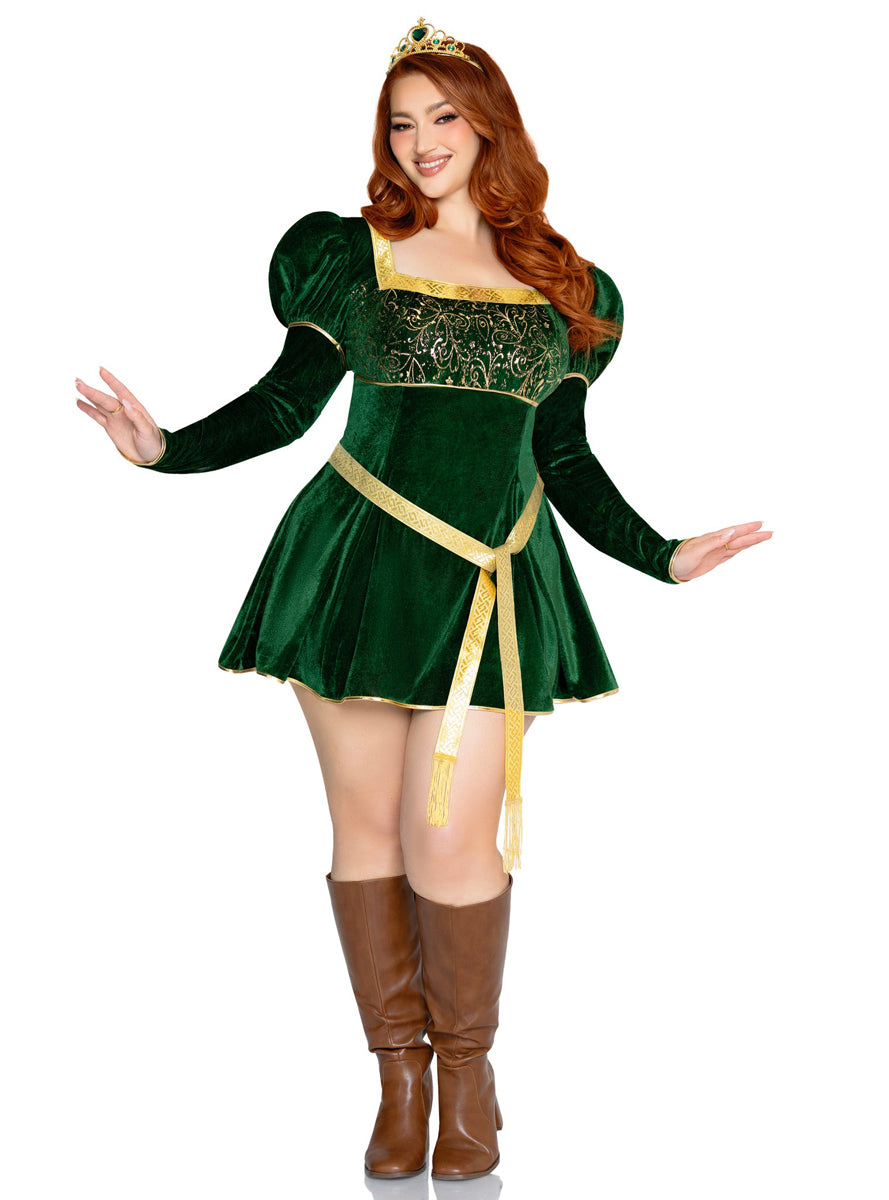 Swamp Princess Womens Plus Size Costume