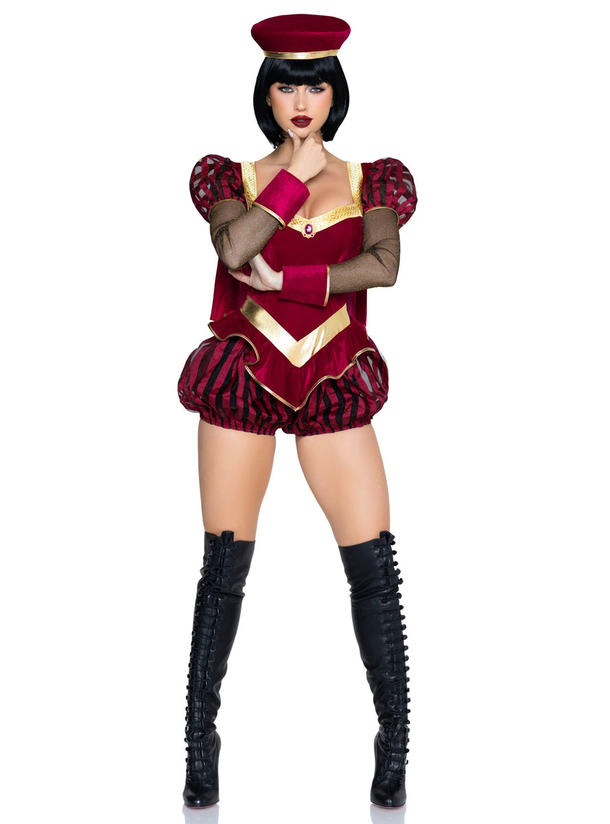 Sexy Womens Tiny Tyrant Lord Farquaad Costume Alternate Front Image