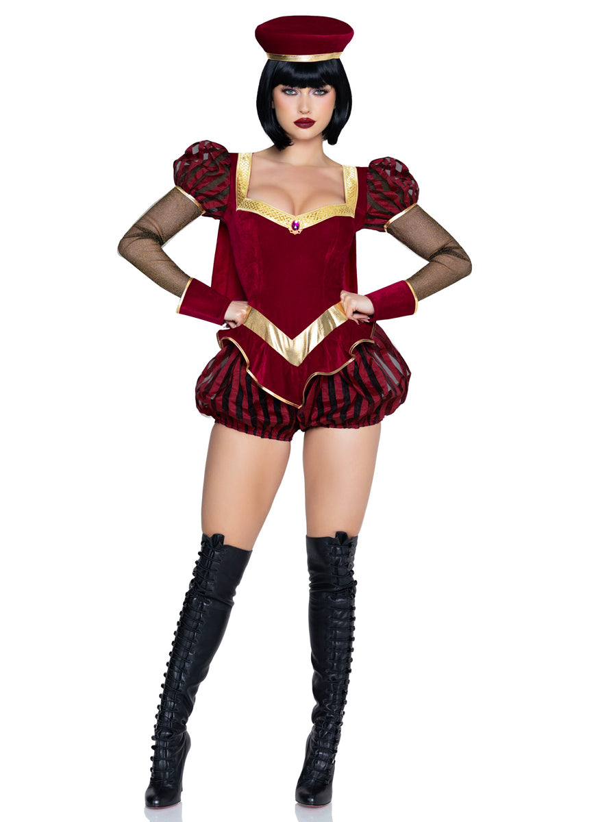 Sexy Womens Tiny Tyrant Lord Farquaad Costume Front Image