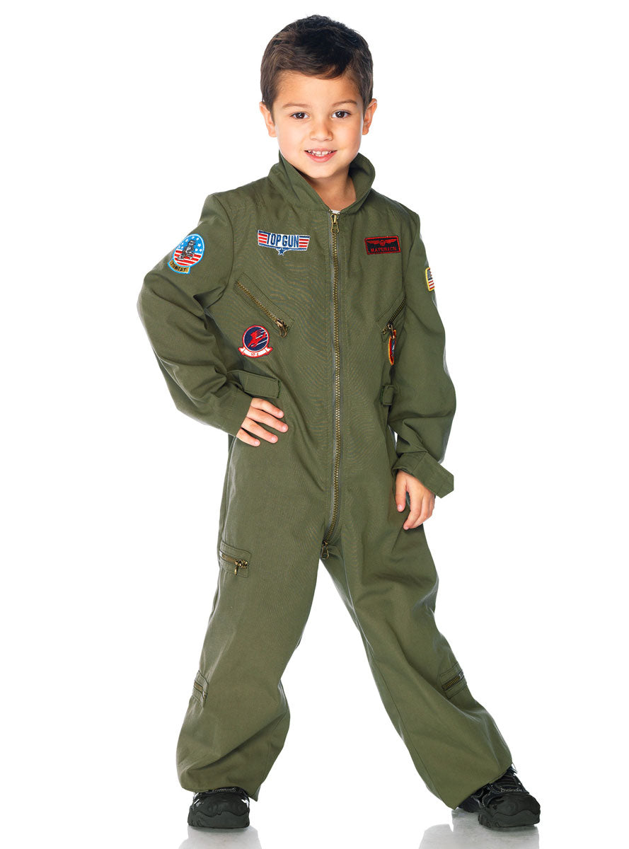 Top Gun Flight Suit Boys Costume