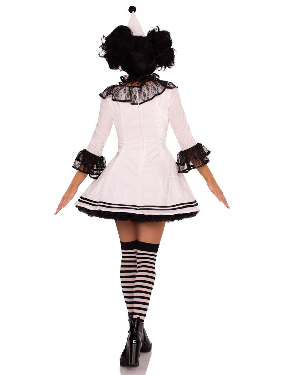 Pierrot Clown Womens Costume