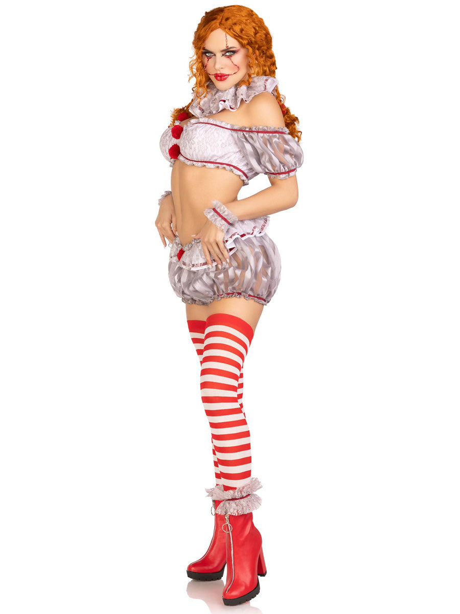 Deadly Darling Clown Womens Sexy Halloween Costume