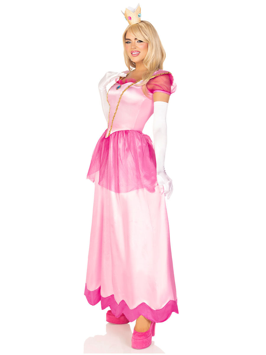 Classic Princess Peach Women's Costume - Side Image