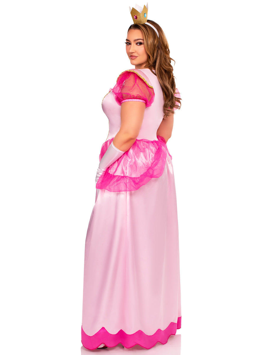 Peach Pink Princess Womens Plus Size Costume
