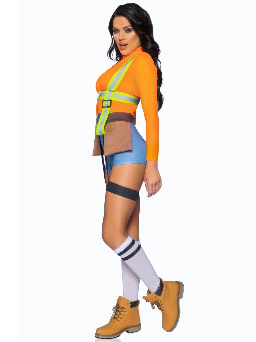 Nailed It Womens Sexy Construction Costume