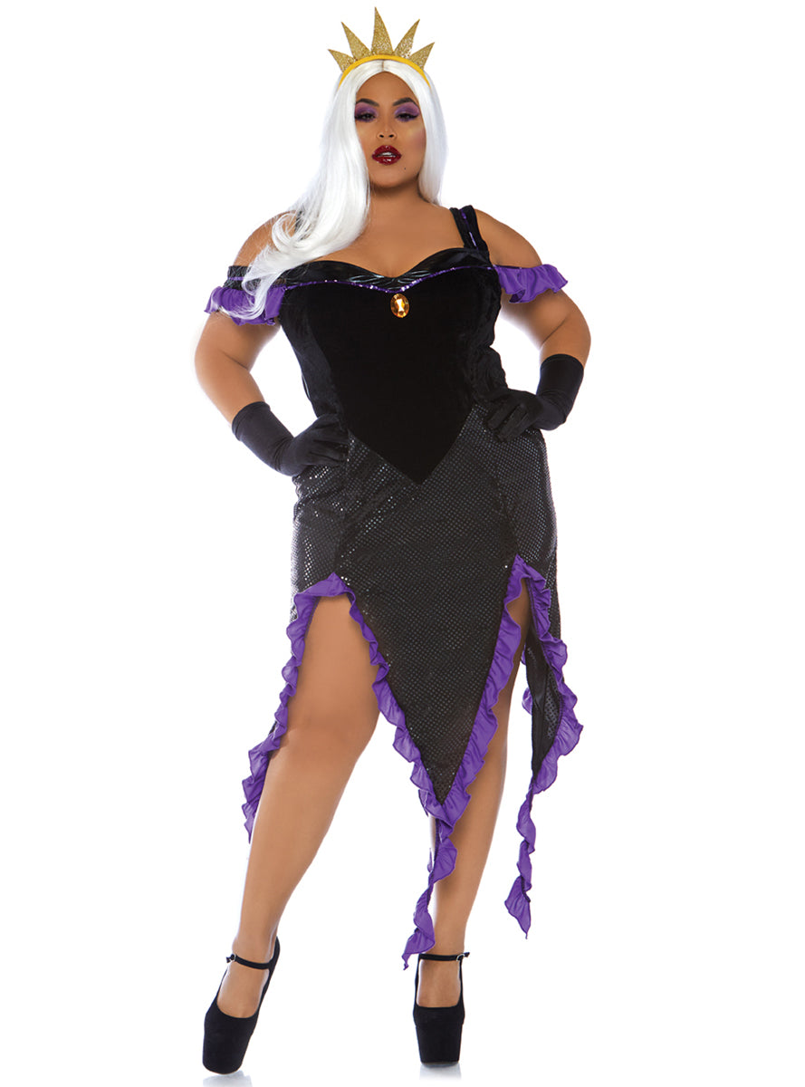 Sultry Sea Witch Womens Sexy Plus Size Costume