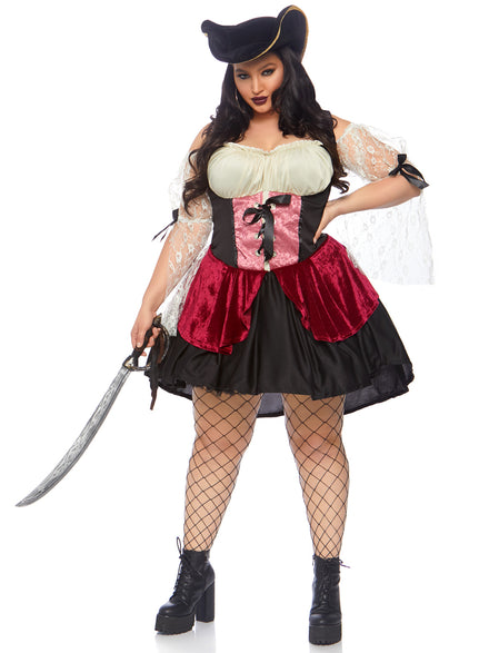 Swashbuckling Pirate Womens Plus Size Costume