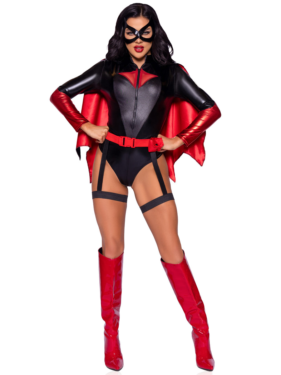 Vigilante Vixen Womens Sexy Bat Hero Costume