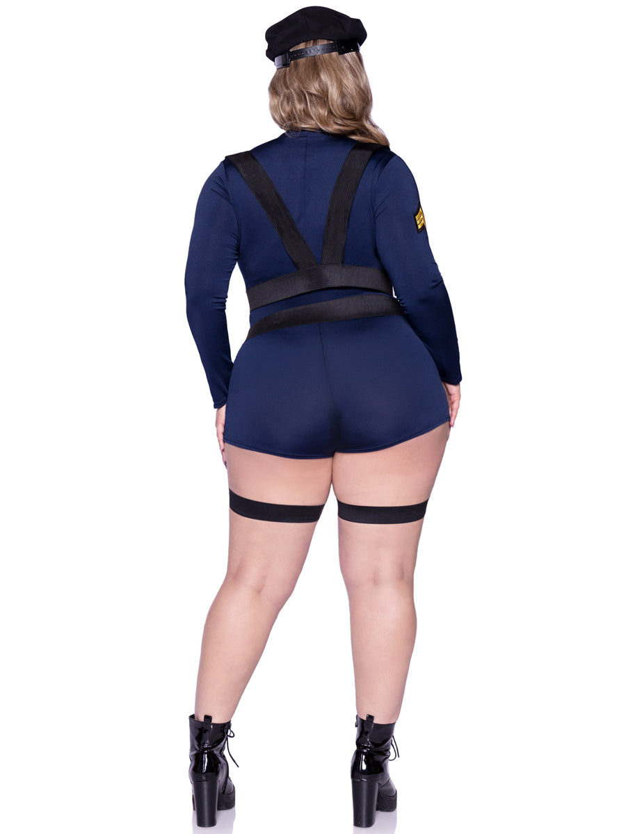 Handcuff Hottie Womens Sexy Plus Size Cop Costume