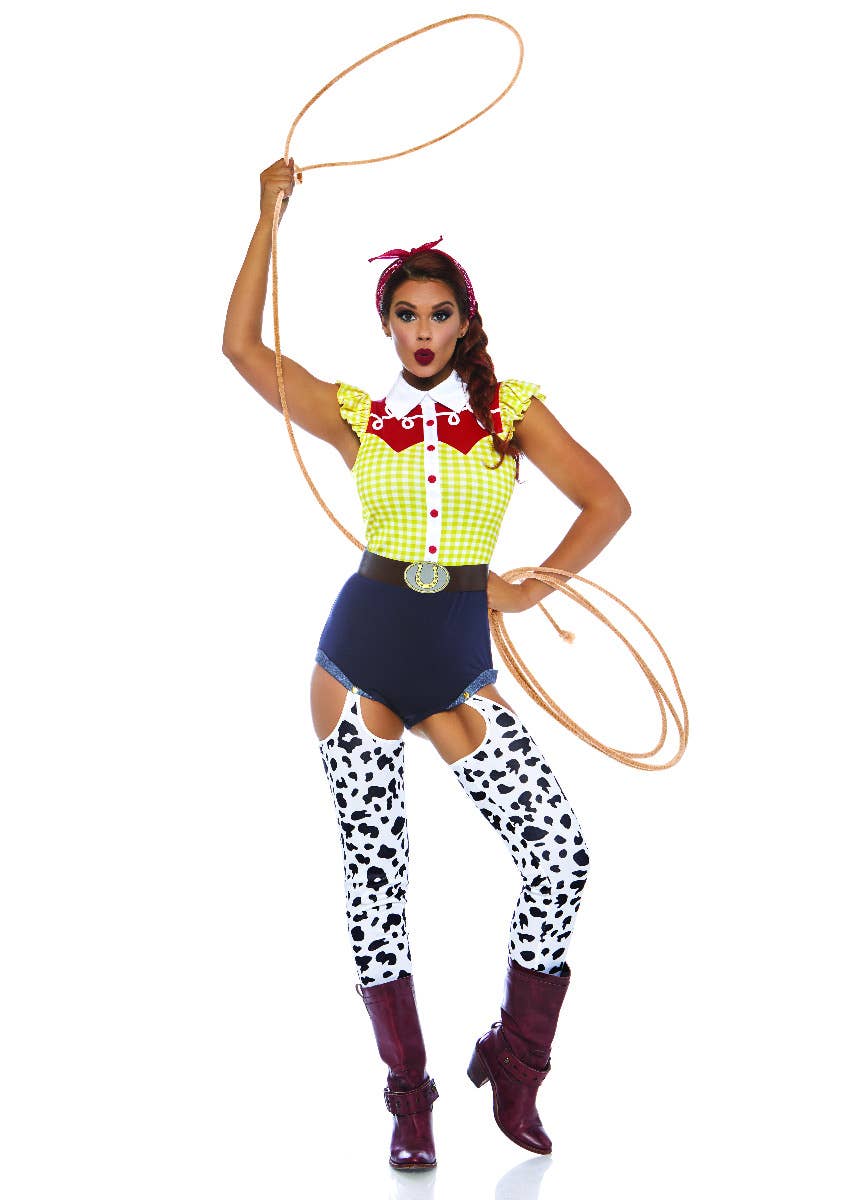 Women's Jessie Toy Story Cowgirl Fancy Dress Costume - Alternate Front Image