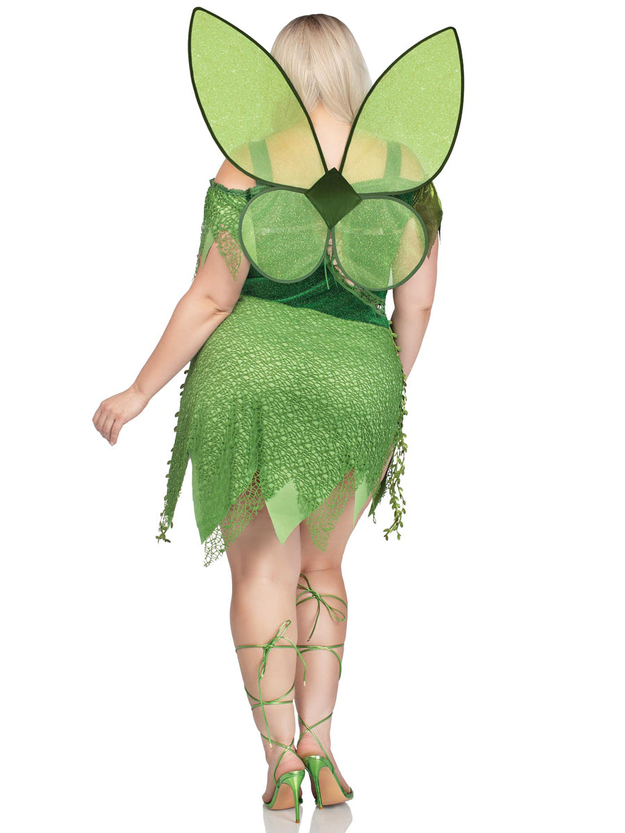 Green Forest Fairy Womens Sexy Plus Size Costume
