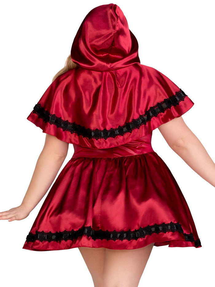Gothic Little Red Womens Sexy Plus Size Costume