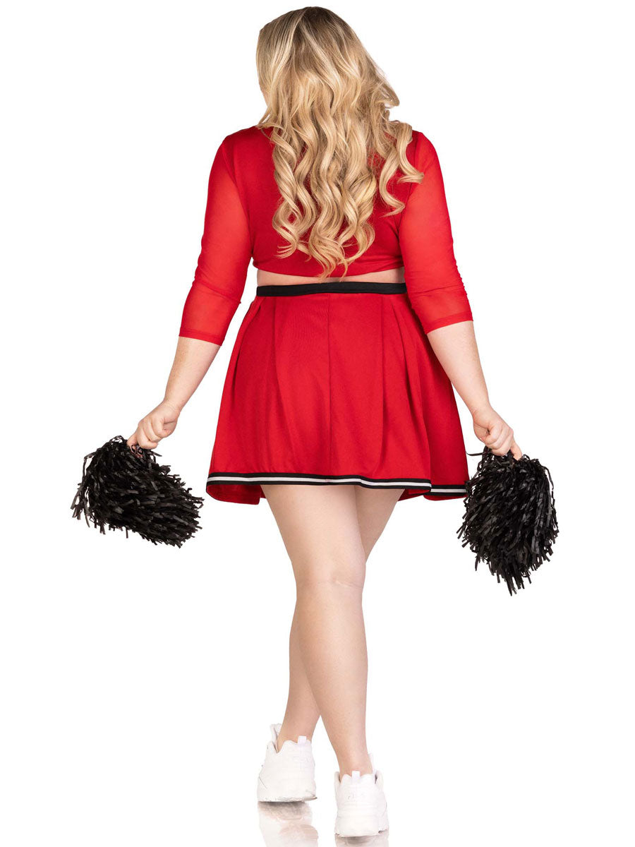 Varsity Babe Womens Sexy Plus Size Cheerleader Costume