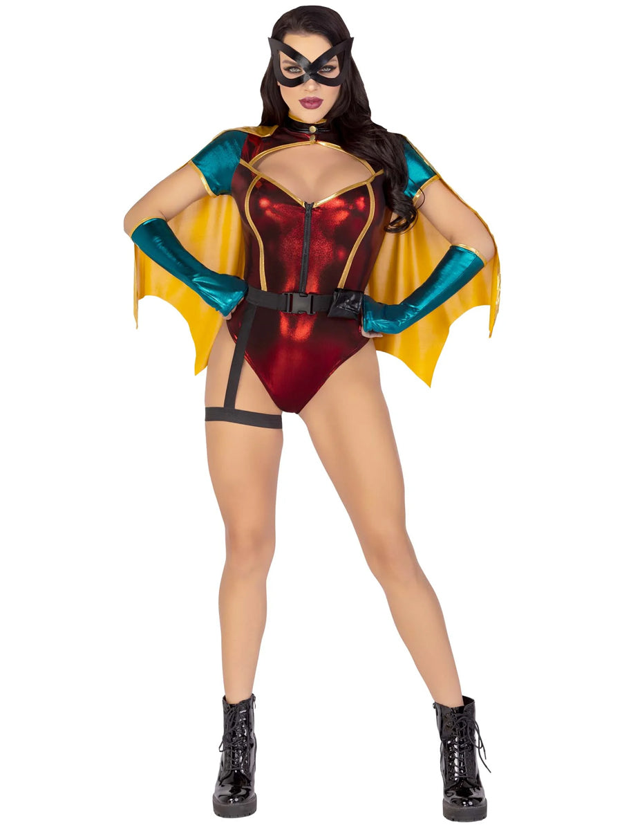 Sultry Sidekick Womens Sexy Hero Costume