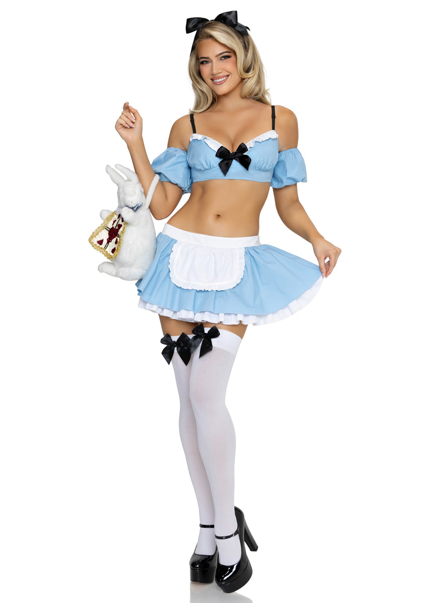 Sexy Womens Wonderland Alice Costume Front Image